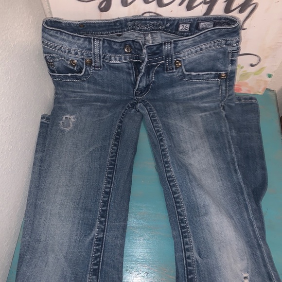 Miss Me Distressed Bootcut Jeans - Picture 2 of 2
